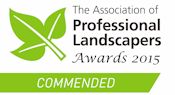 Association of Professional Landscapers Best UK Garden Design and Build Commended Award 2015